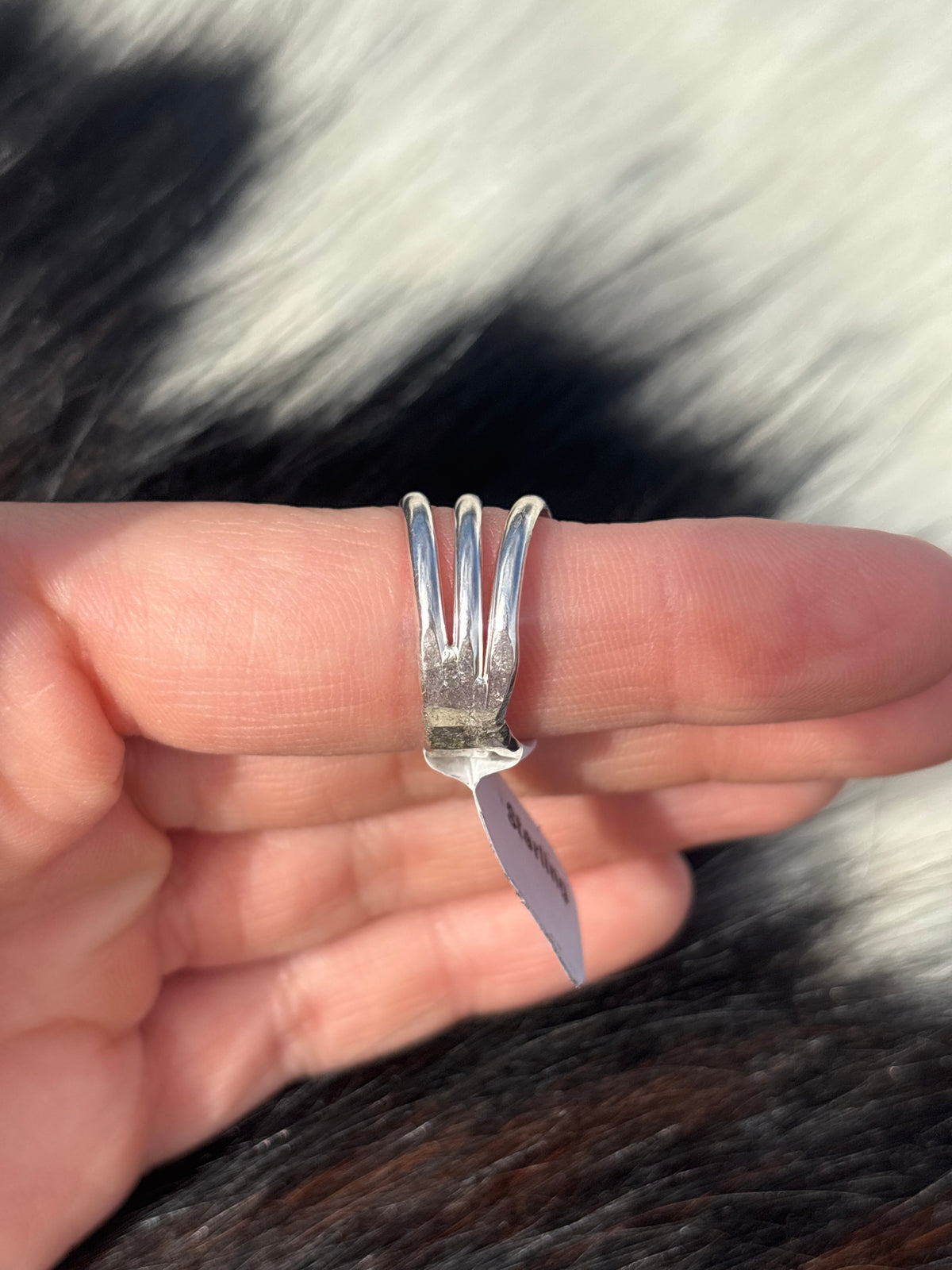 Native American, Hand-Made, Sterling Silver Ring
