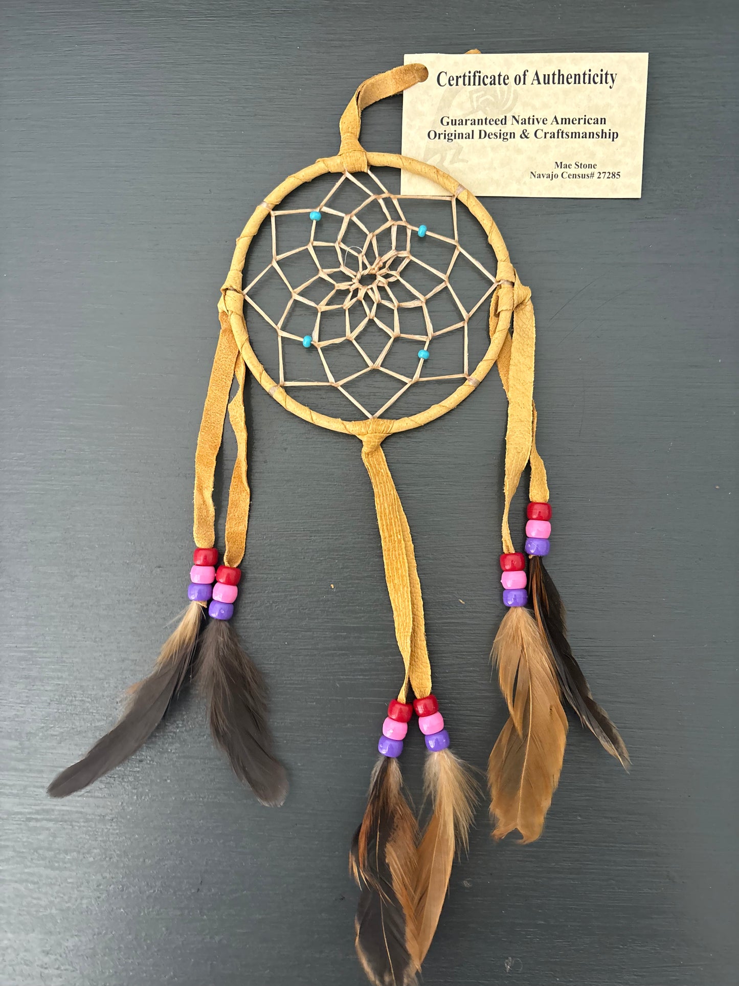 Native Made 4" Dreamcatcher