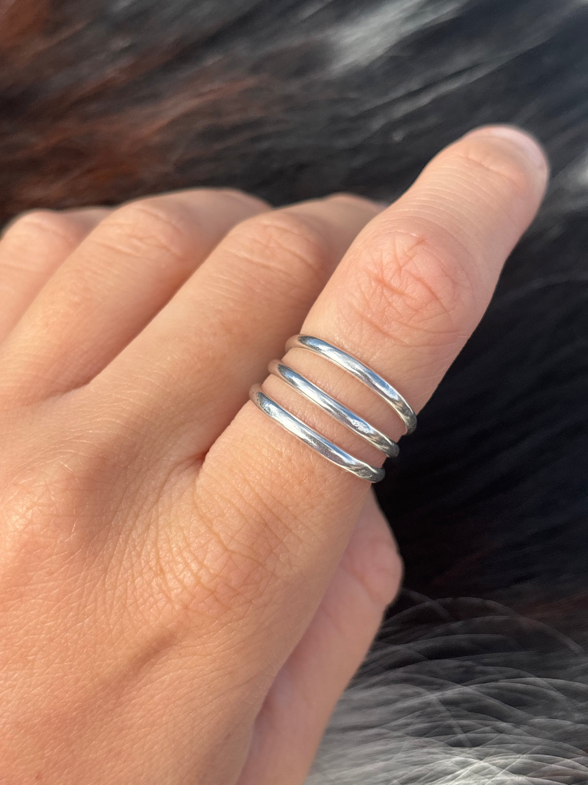 Native American, Hand-Made, Sterling Silver Ring