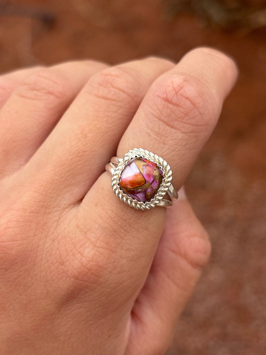 Native American, Hand-Made, Mojave & Sterling Silver Ring