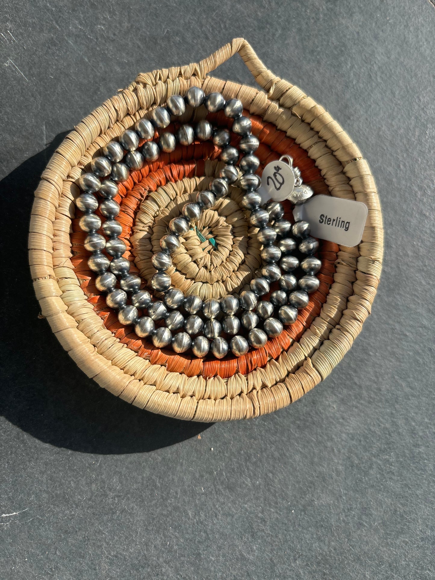 Native American, Hand-Made, Navajo Pearls Necklace