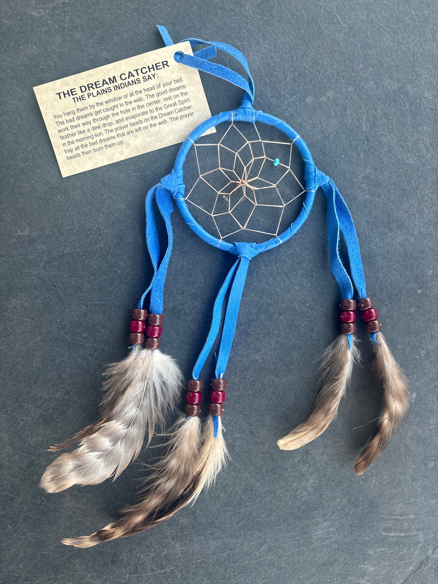 Native American, Hand-Made, 3" Dreamcatcher