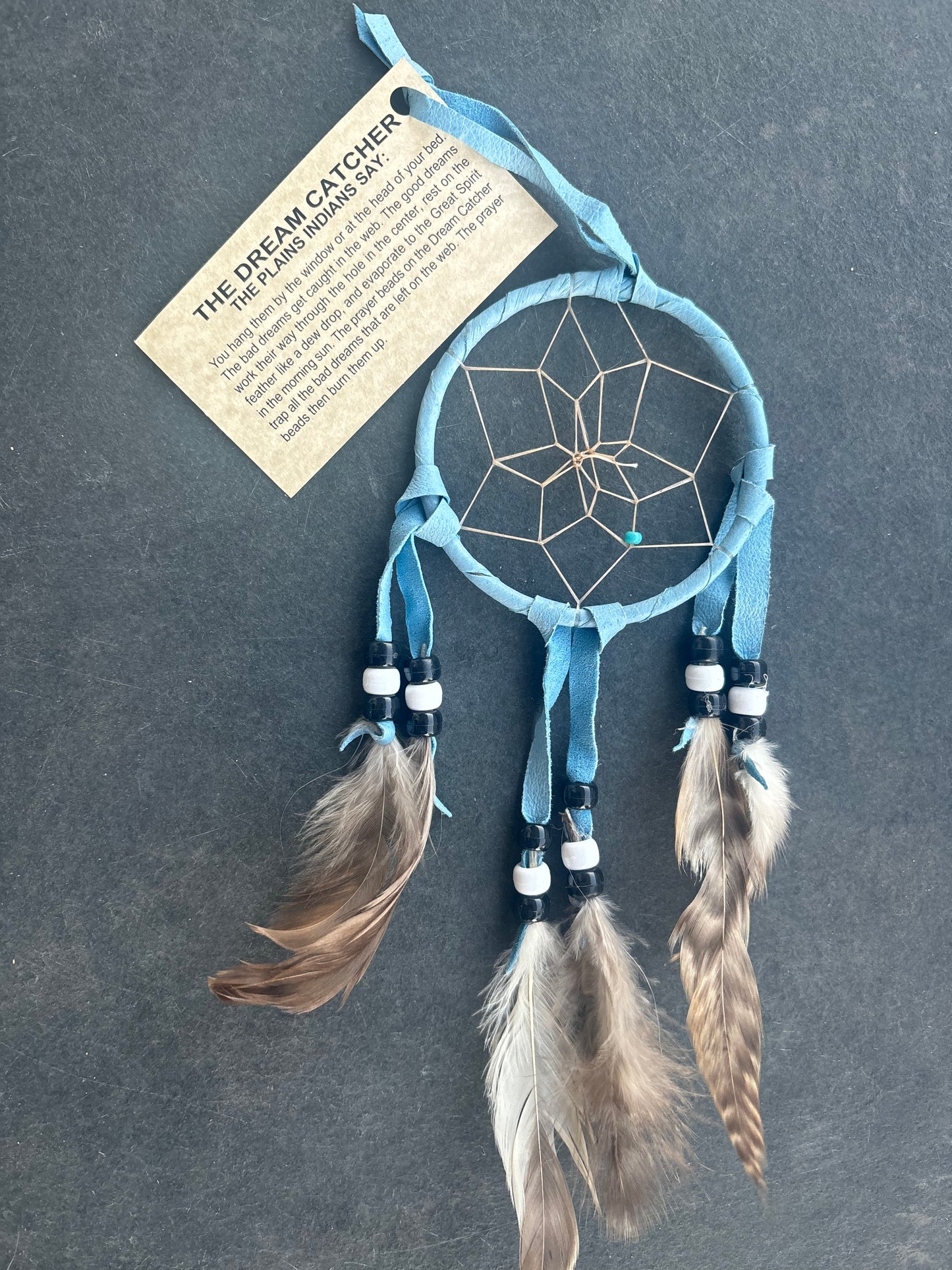 Native American, Hand-Made, 3" Dreamcatcher