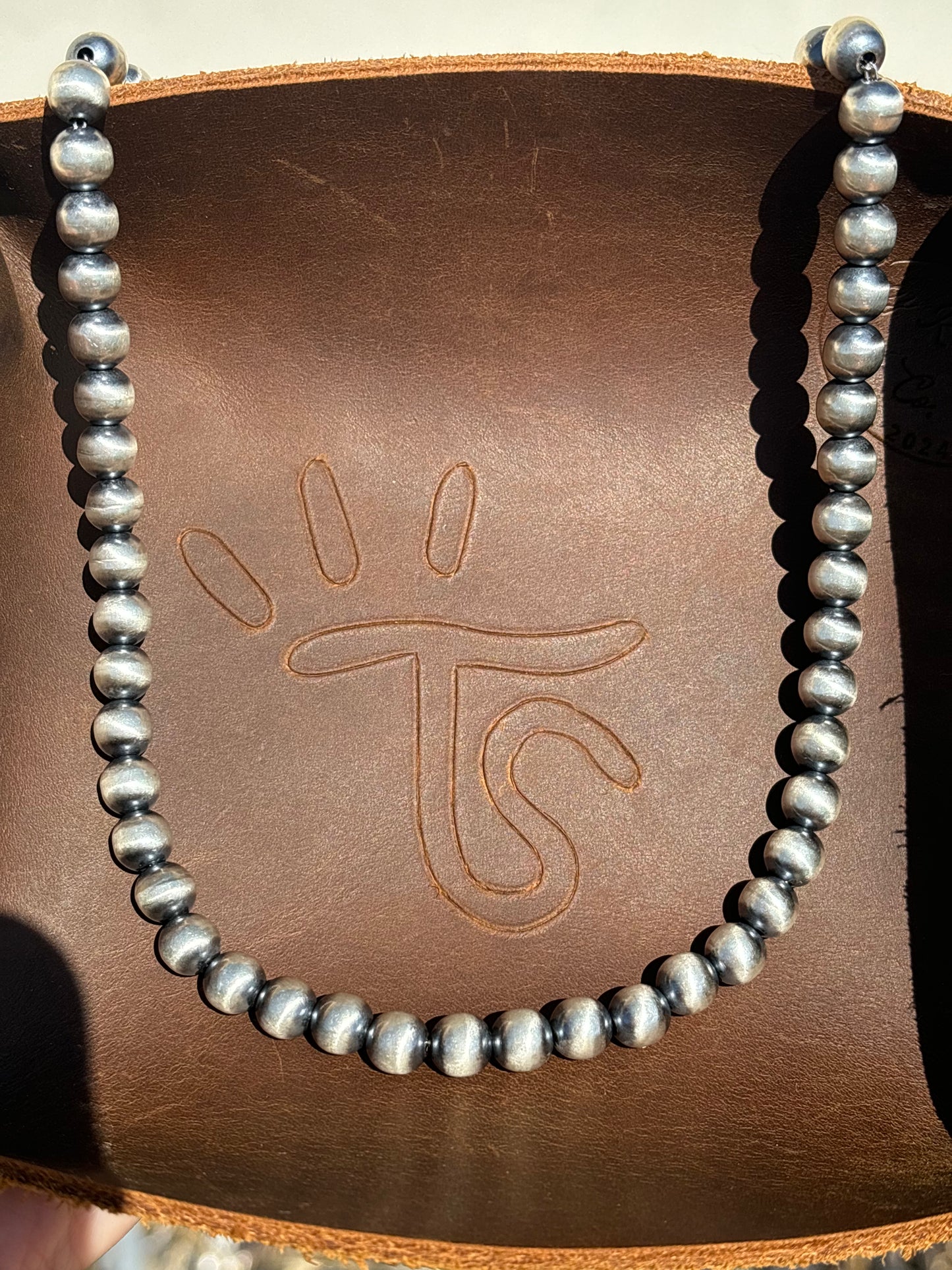 Native American, Hand-Made, Navajo Pearls Necklace