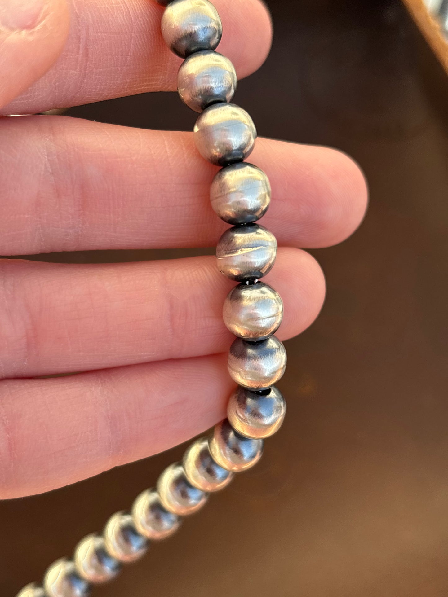 Native American, Hand-Made, Navajo Pearls Necklace