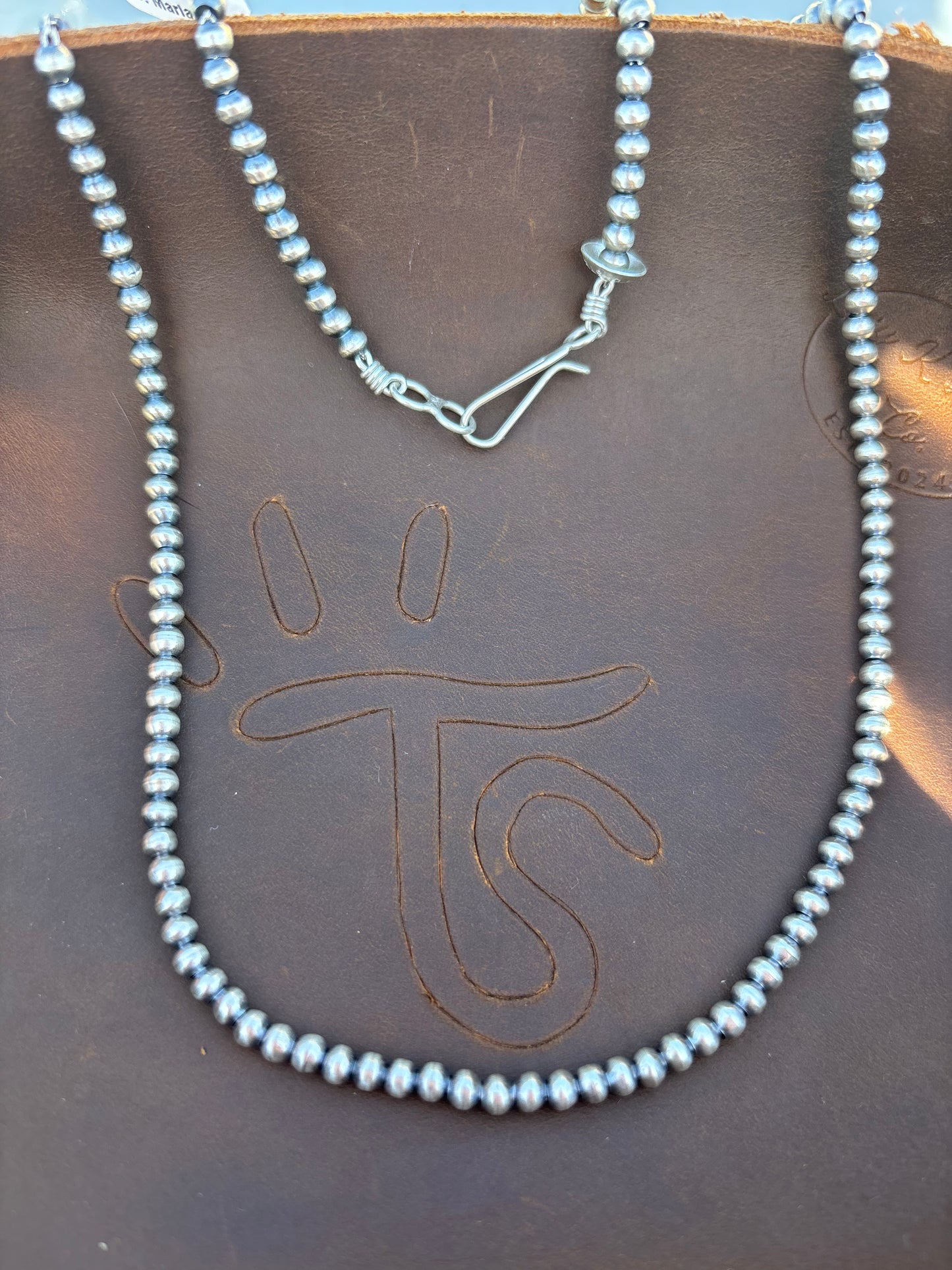 Native American, Hand-Made, Navajo Pearls Necklace