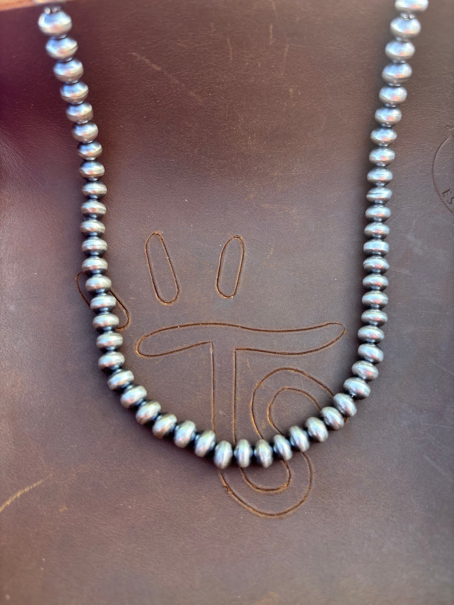 Native American, Hand-Made, Navajo Pearls Necklace