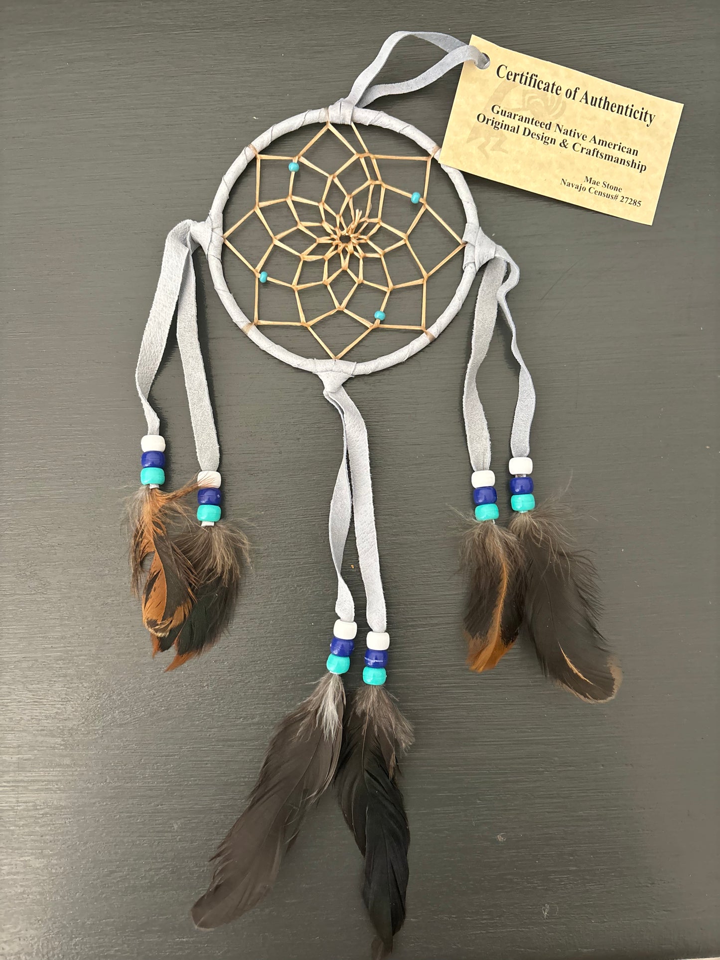 Native Made 4" Dreamcatcher