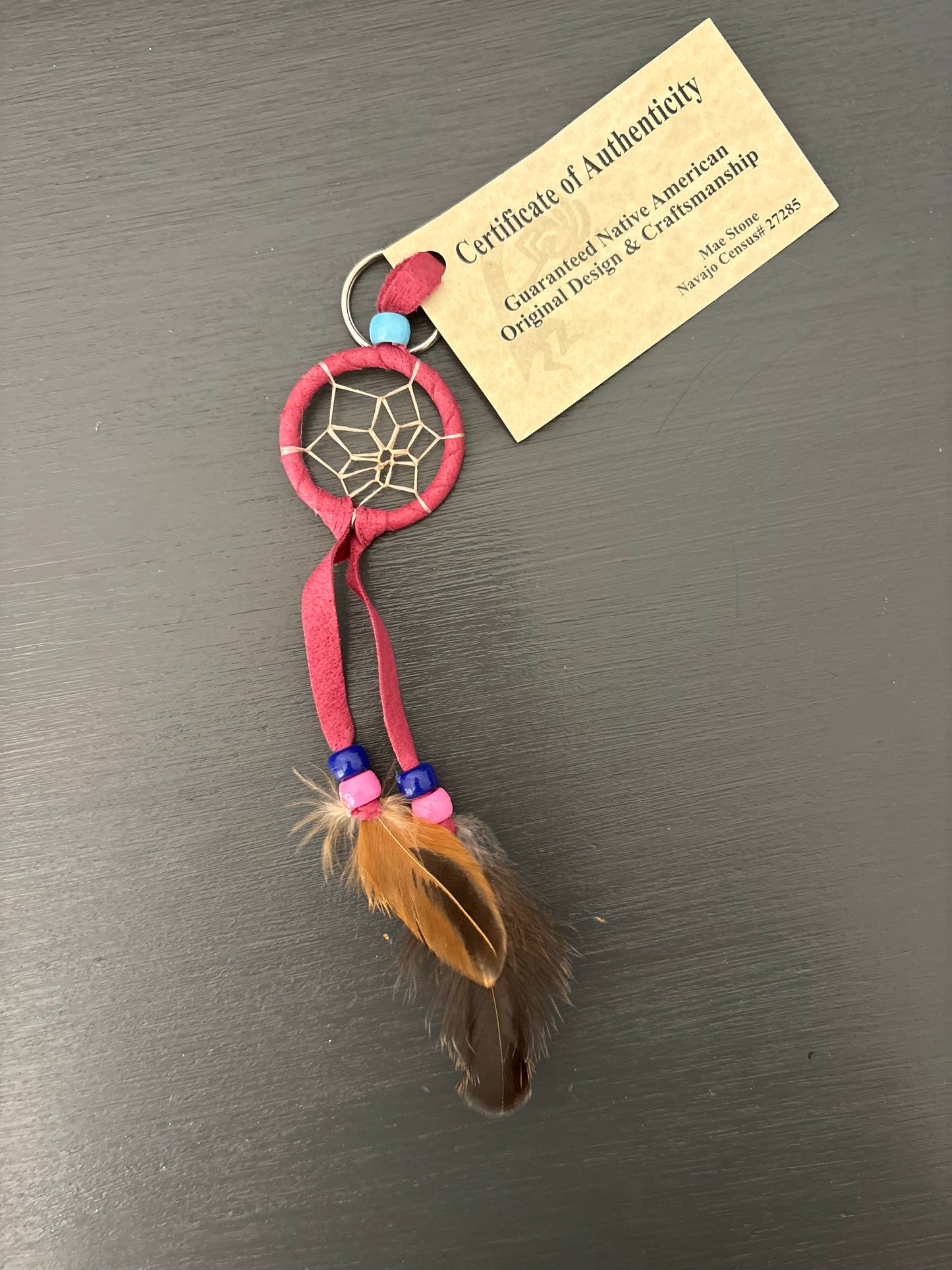 Native Made 1" Dreamcatcher Keychain