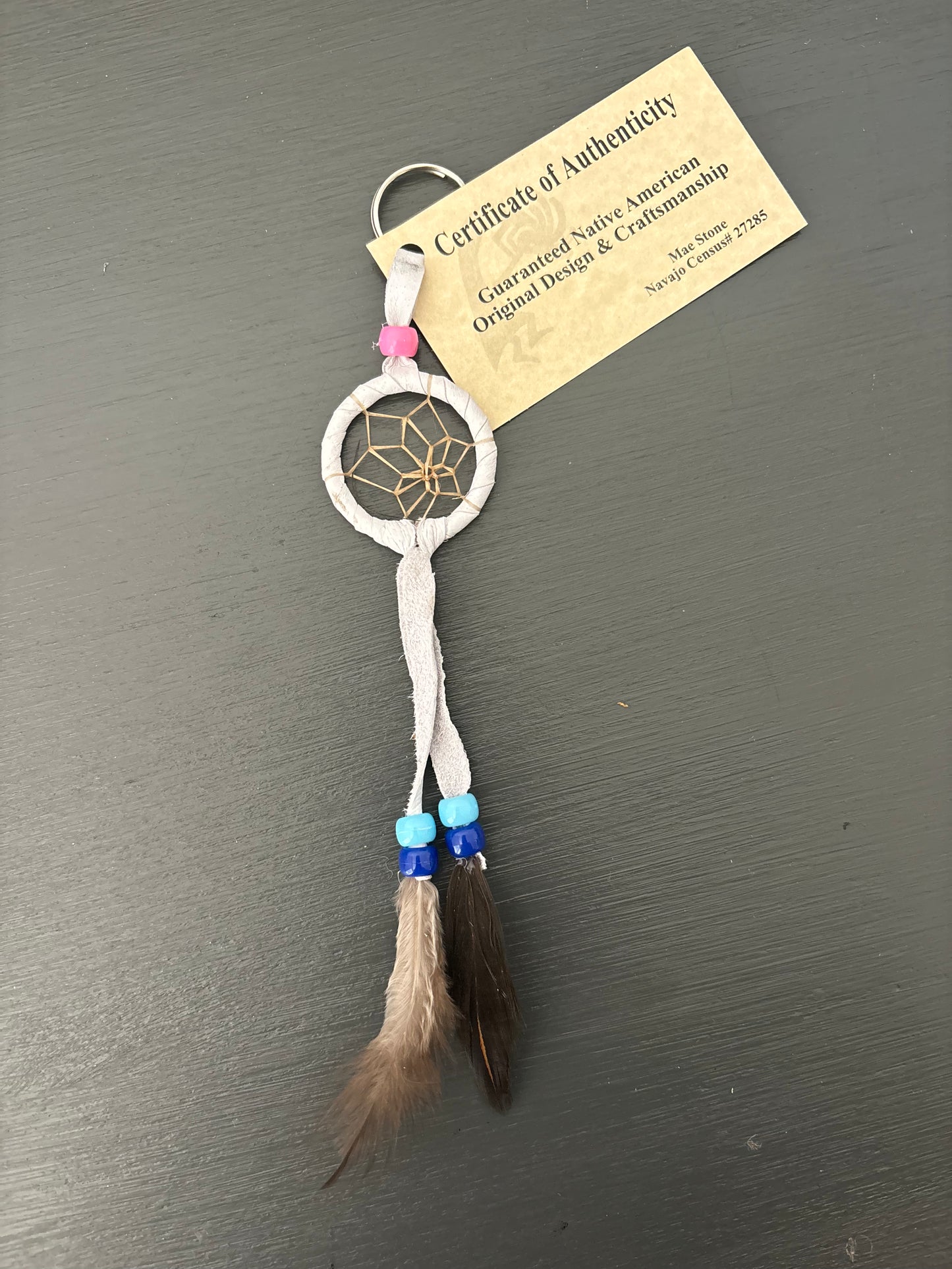 Native Made 1" Dreamcatcher Keychain