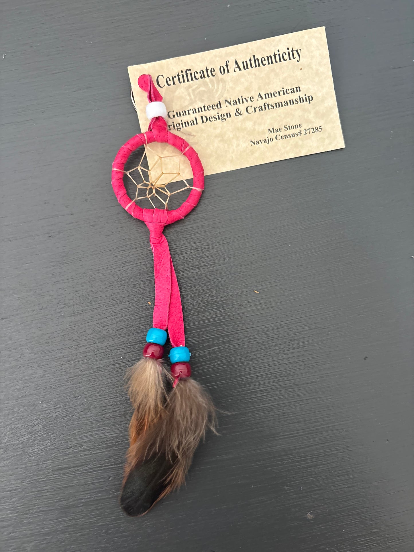 Native Made 1" Dreamcatcher Keychain