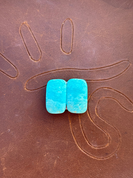 Turquoise Earrings Cabochon Set