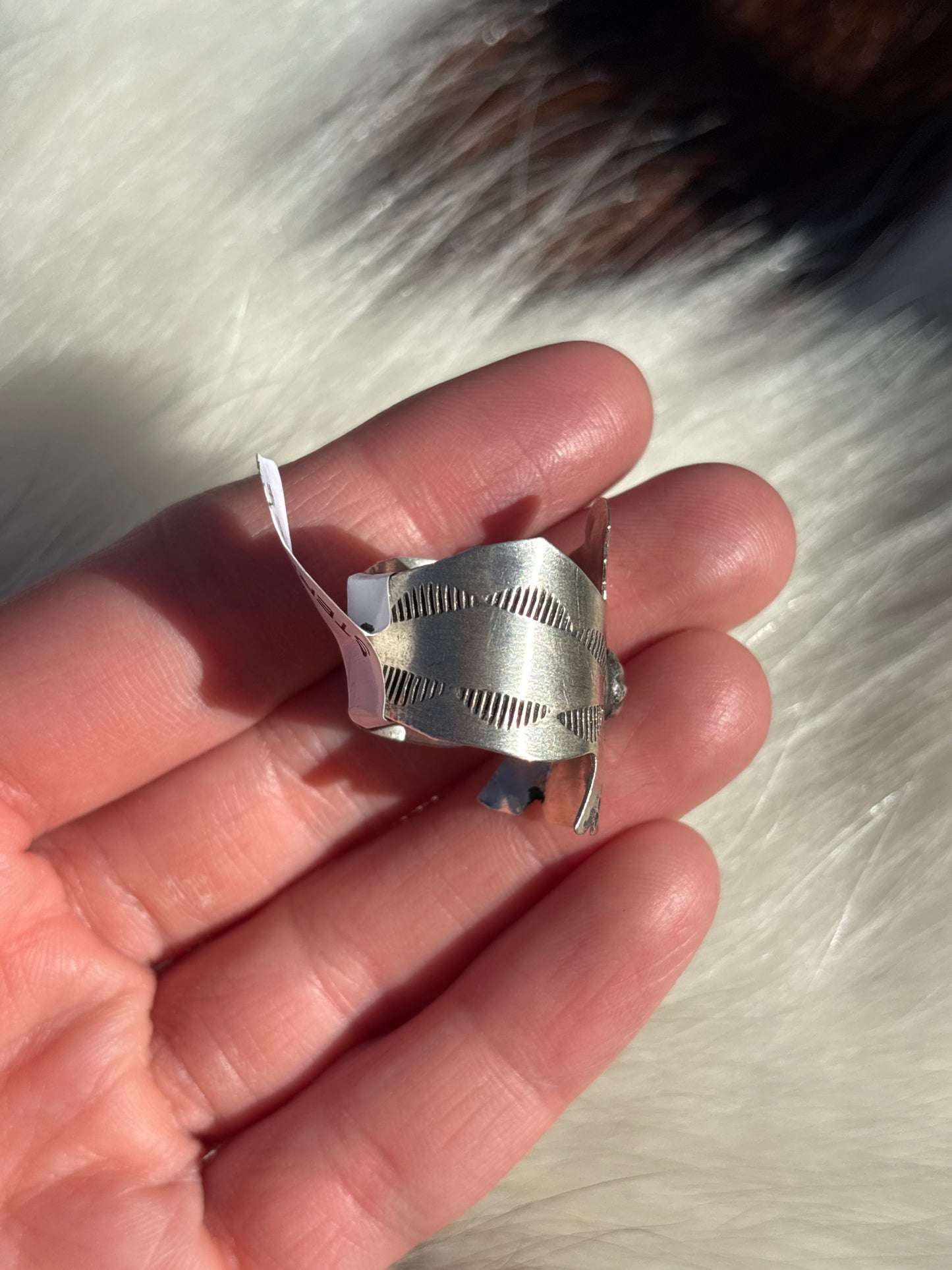Native American, Hand-Made, Sterling Silver Thunderbird Ring