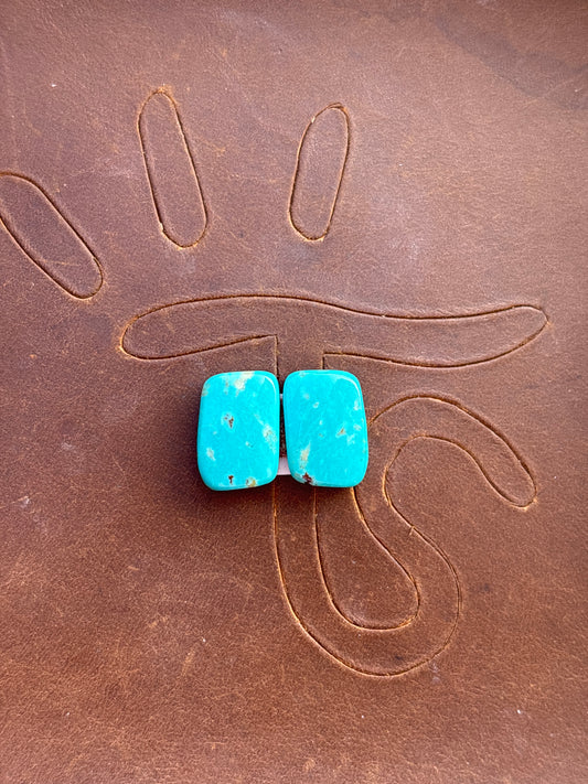 Turquoise Earrings Cabochon Set
