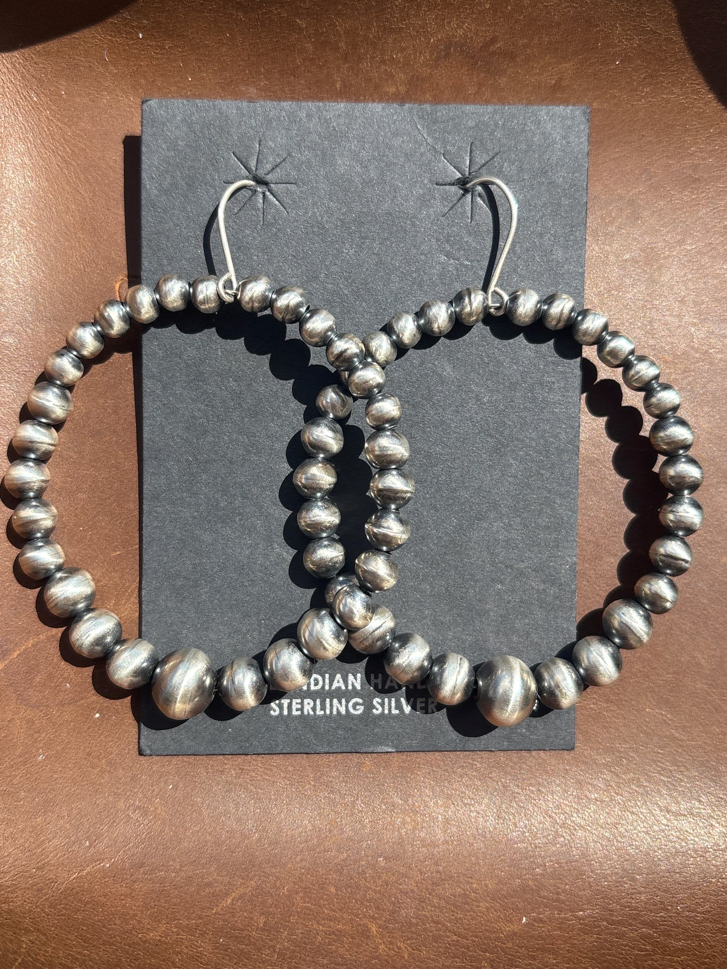 Native American, Hand-Made, Navajo Pearl Earrings