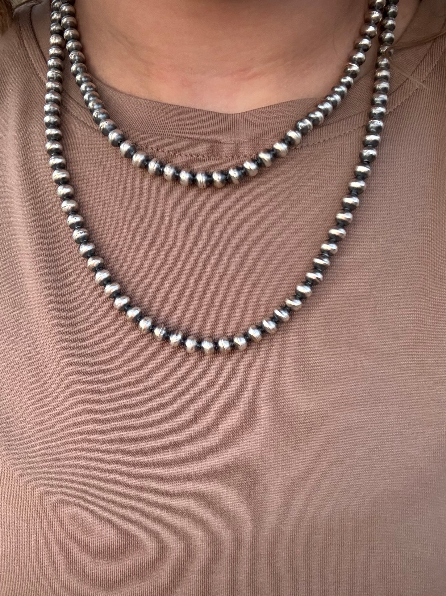 Native American, Hand-Made, Navajo Pearls Necklace